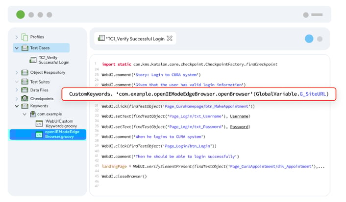 Katalon support for Internet Explorer EOL with testing on IE Mode