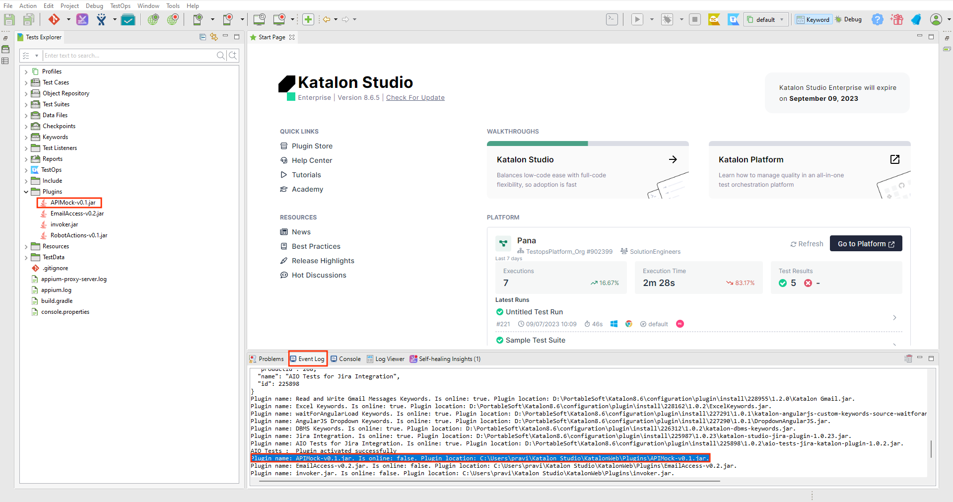 ApiMock Plugin Installed Confirmation.png