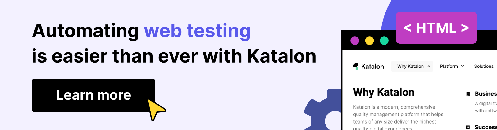 Automating web testing is easier than ever with Katalon