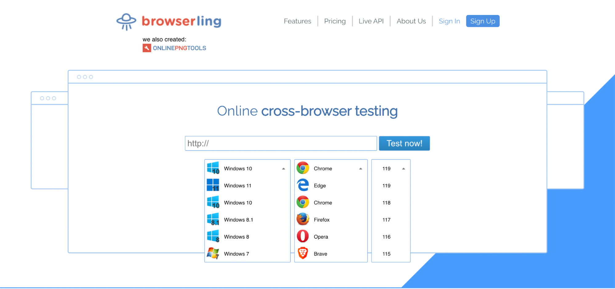 Browserling as one of the top cross-browser testing tools