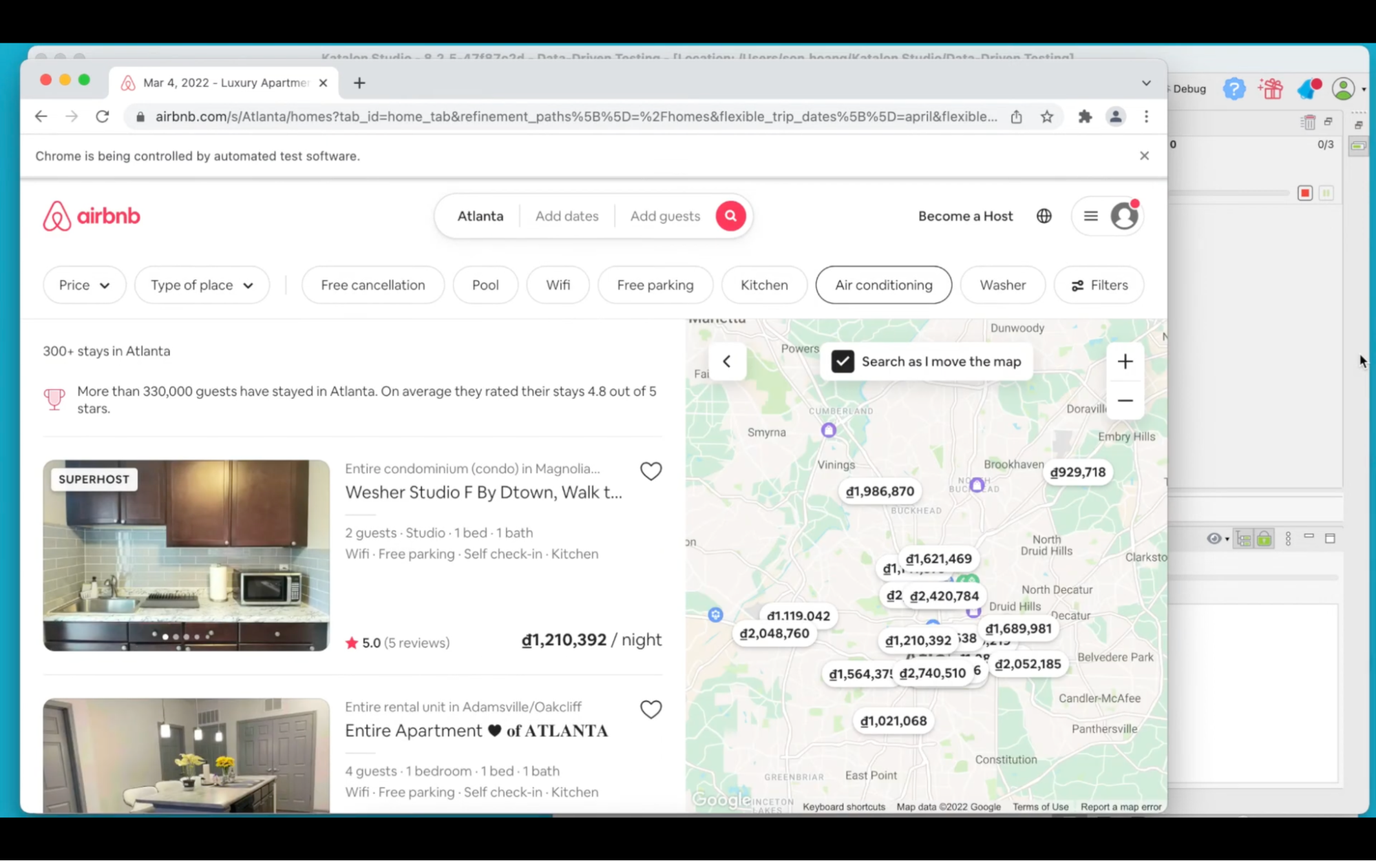 data-driven testing example in Katalon Studio