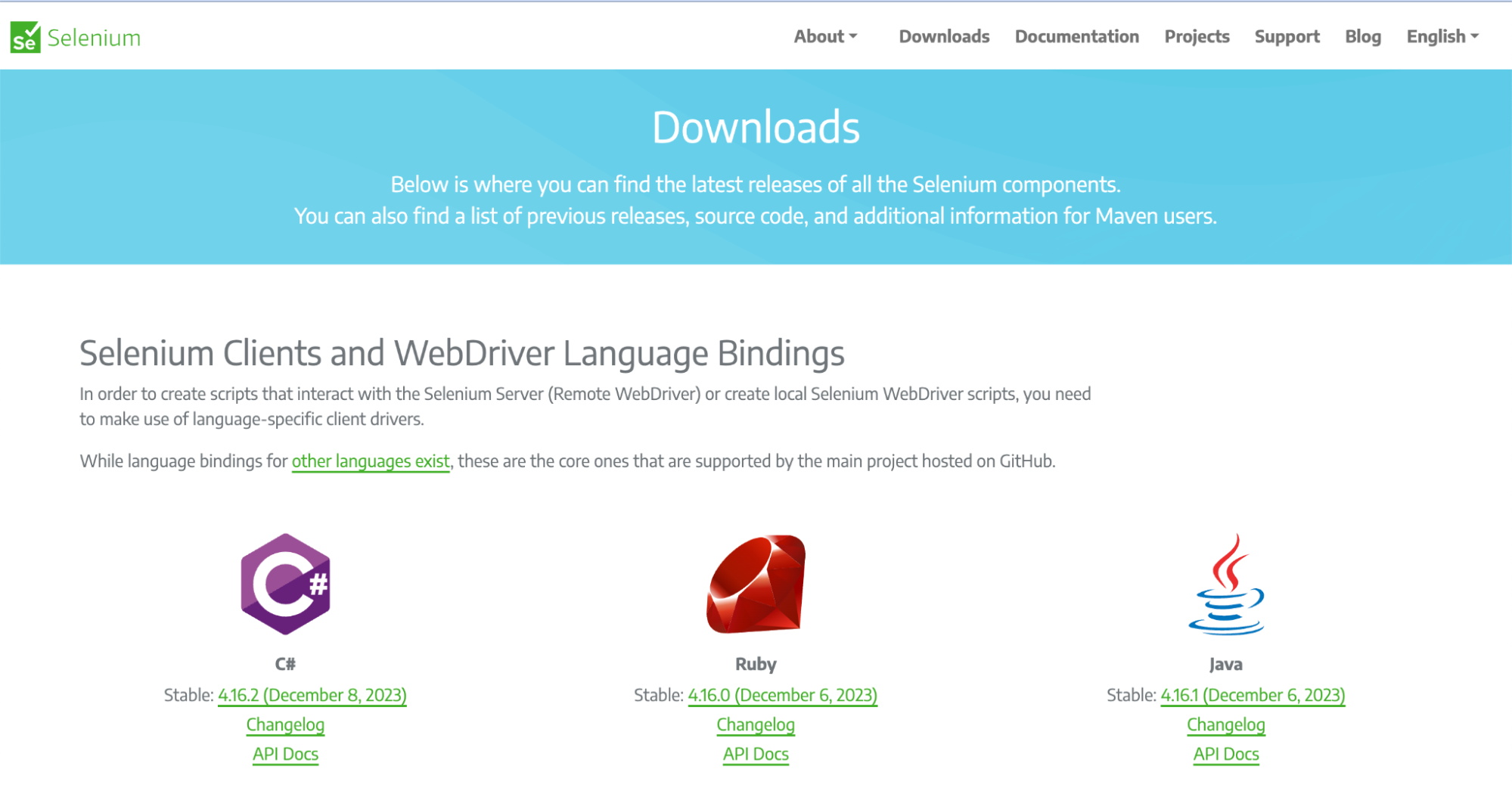 download Selenium for SAP testing