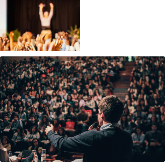 Host and moderate community events and activities