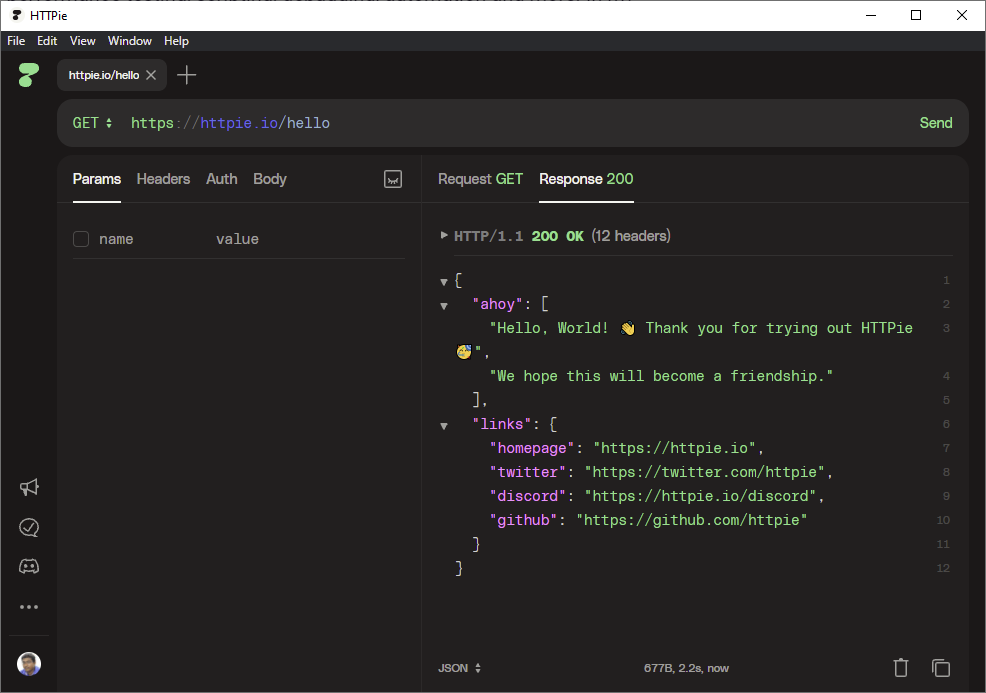 HTTPie postman alternative