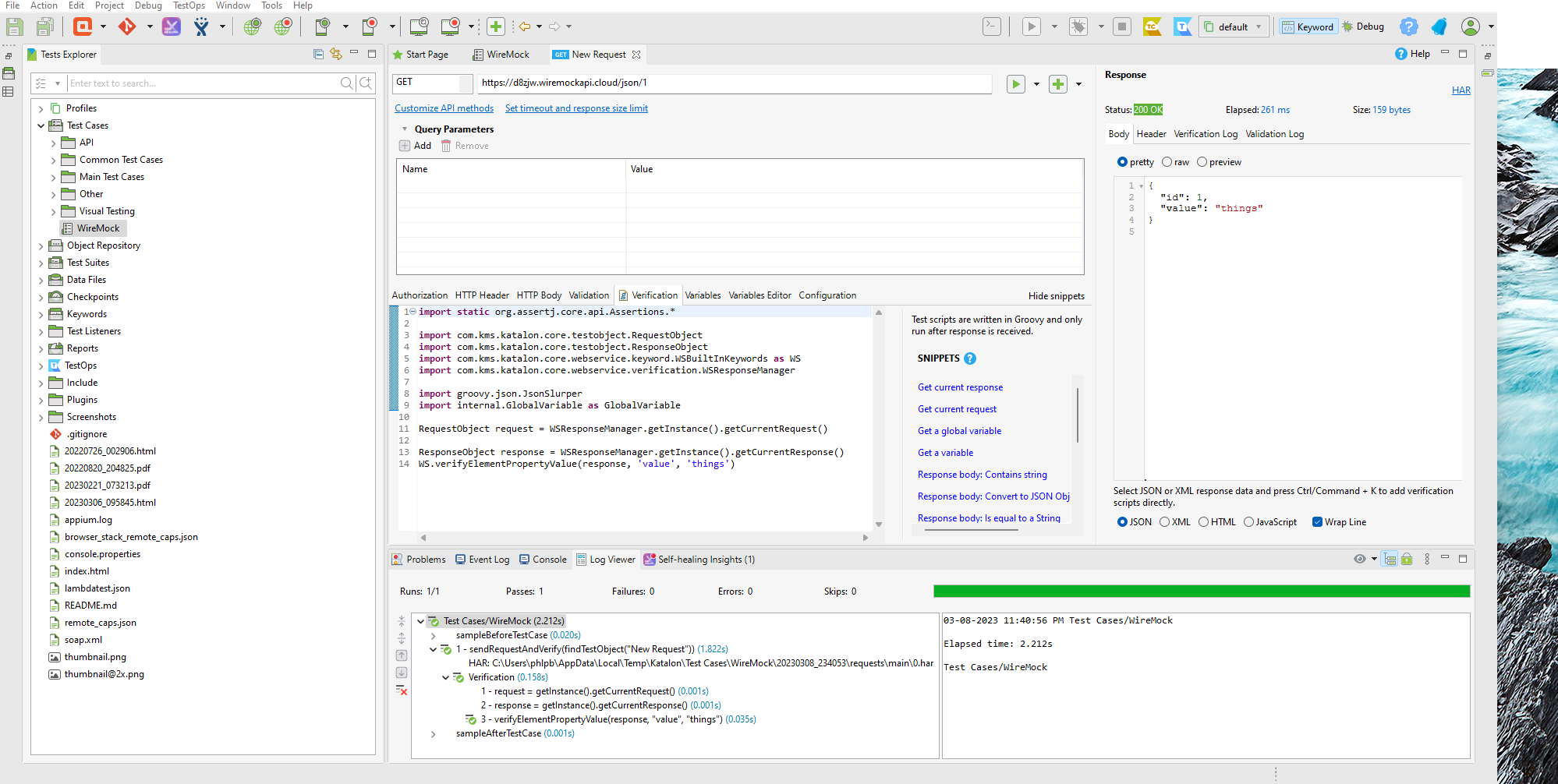 Wiremock Step 7.2