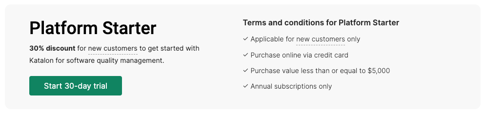 Katalon new pricing