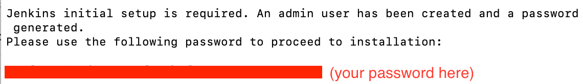 Jenkins password