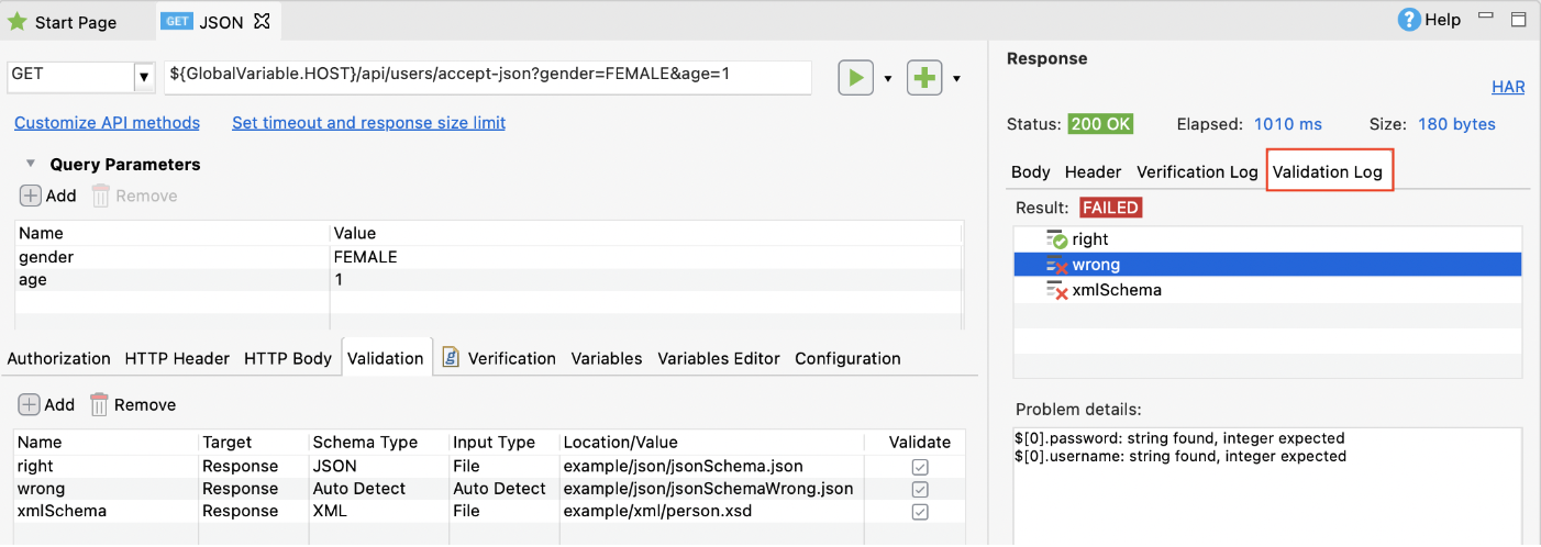 JSON schema