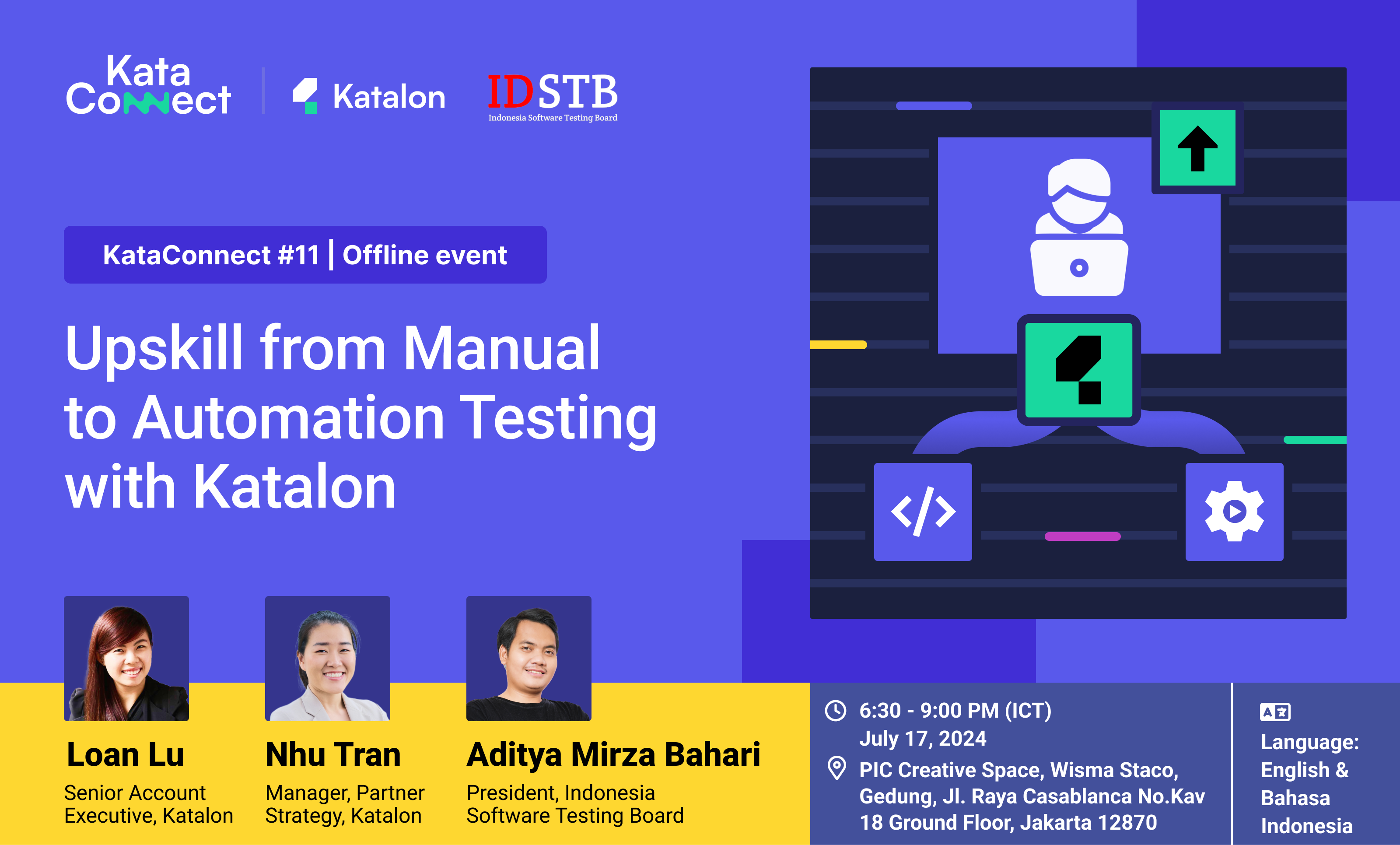 Upskill from manual to automation testing with Katalon 