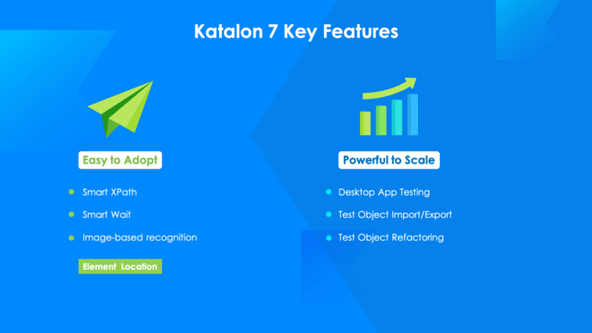 Katalon Studio 7 Key Features