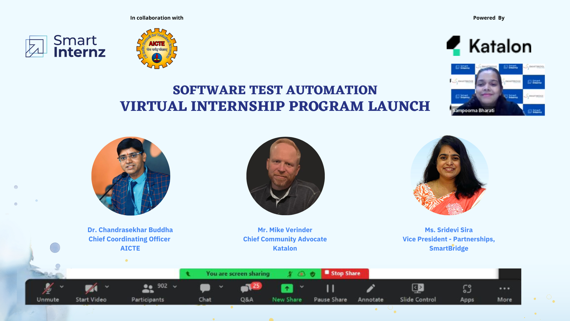 Katalon virtual internship VIP screenshot