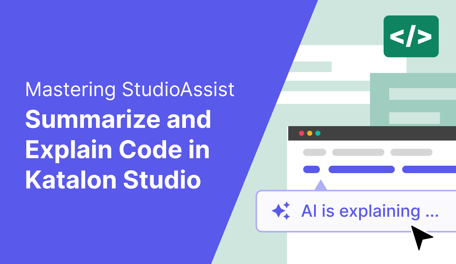 Master StudioAssist: A quick guide to summarizing and explaining code in Katalon Studio