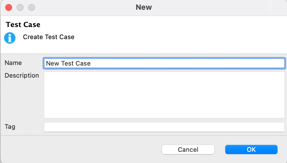 naming a test case in Katalon Studio