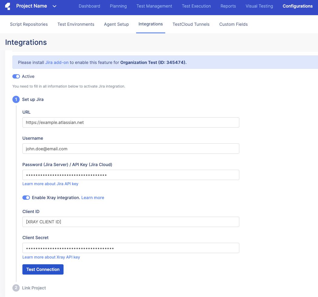 Integrate Jira & Xray with Katalon
